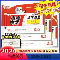[全3册]语文+数学+英语 小学升初中 [正版]2024万唯小白鸥星空分类卷小升初真题超详解语文数学英语重点中学招生分班