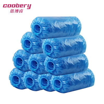 酷博睿(coobery) 鞋套一次性室塑料脚套防尘一次性鞋套[加厚一次性鞋套塑料(100只/袋)]