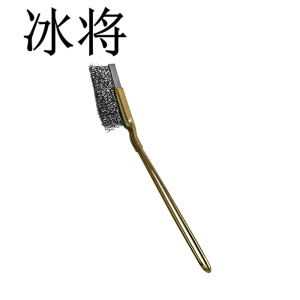 冰将 不锈钢钢丝刷带柄 不锈钢直头 把