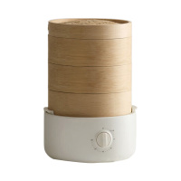 OLAYKS立时电蒸锅2L三层竹笼智能控制OLK-03-02A