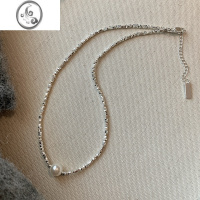 JiMi超闪!碎银子几两项链女夏轻奢小众高级感锁骨链2023新款颈链