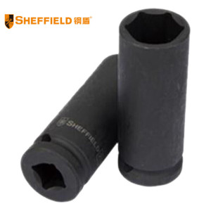 钢盾(SHEFFIELD) S123536 3/4系列六角风动长套筒36MM[家用]