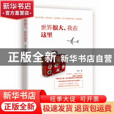 正版 世界很大,我在这里 清心著 远方出版社 9787555507963 书籍