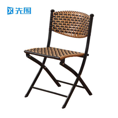 先围 藤编凳子 折叠坐高40cm 个