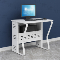 翌嘉 钢架电脑桌培训桌机房电脑桌学习桌课桌 单人位E款