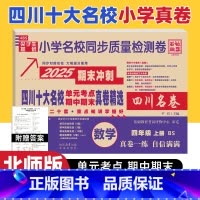 数学 北师大版 四年级上 [正版]四川十大名校真卷四年级上册期末总复习数学北师大版BS成都市重点名校小学4年级数学期末冲