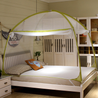 美帮汇支架蒙古包蚊帐加密加厚三开防摔儿童拉链公主夏季1.8m床