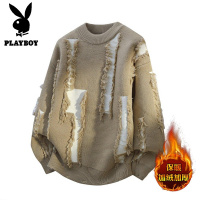 花花公子新款高品质[新款] 2025年秋冬款圆领针织毛衣男