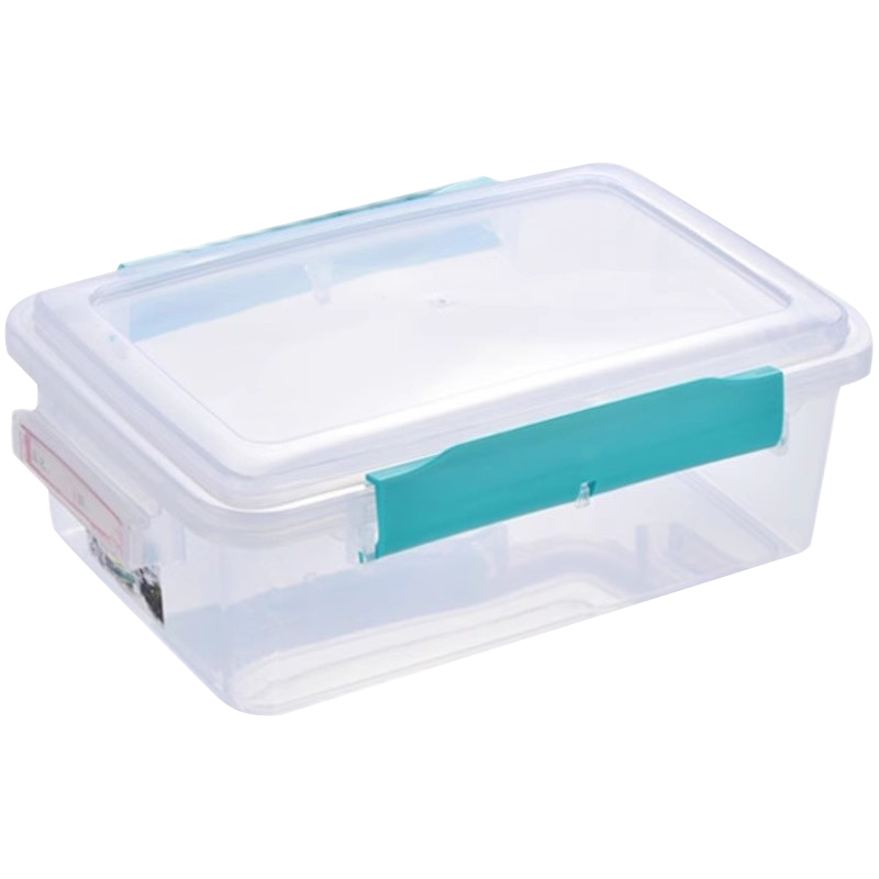 密封盒长方形盒泉好 带盖塑料方盒 收纳盒子32.5*22*11.5cm 储物盒子