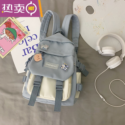 NEWLAKEins日系原创小众书包少女原宿风旅游学生背包轻便出行双肩包2021