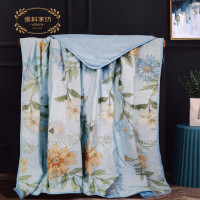 维科-扶苏抑菌全棉夏凉被(蓝色)200*230cm