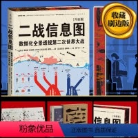 [正版]刷边特装版二战信息图:新增4米长巨幅战事表,数据化全景透视第二次世界大战 50+个主题,300+幅图表,百科