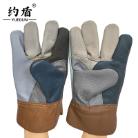 约盾 短皮防护手套 H705/双