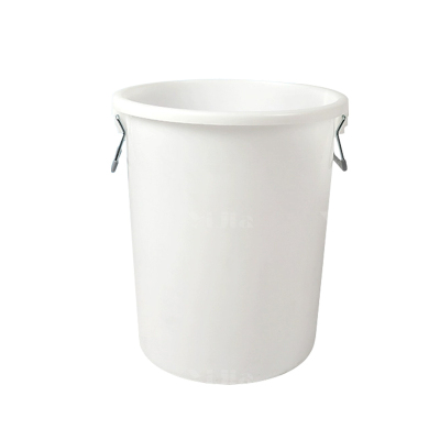 翌嘉YJ4122043 商用家用加厚塑料圆桶 380升白色无盖