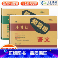小升初语文+数学2本 小学升初中 [正版]2023新版小升初真题卷重点学校名校密题小升初预测卷押题卷语文数学英语全套3本