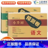 小升初语文+数学2本 小学升初中 [正版]2023新版小升初真题卷重点学校名校密题小升初预测卷押题卷语文数学英语全套3本