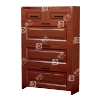 居将 JJ4022015 木质翻斗鞋柜入户门口窄边鞋柜双层双抽屉