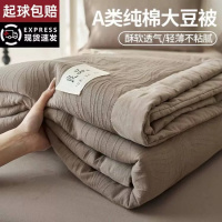 A类母婴级大豆纤维夏凉被纯棉全棉可水洗空调被夏季薄款夏被四件