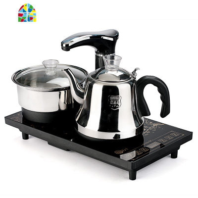 封后电茶炉全自动上水玻璃电热水壶烧水壶泡茶器煮茶器套装家用不锈钢 FENG 净水器23*37黑色单玻璃自动主机尺寸23*