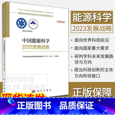 中国能源科学2035发展战略 [正版]单本套装任选中国学科及前沿领域2035发展战略总论天文学医学农业资源海洋地球力