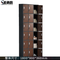 圣承启钢制衣柜十八门台