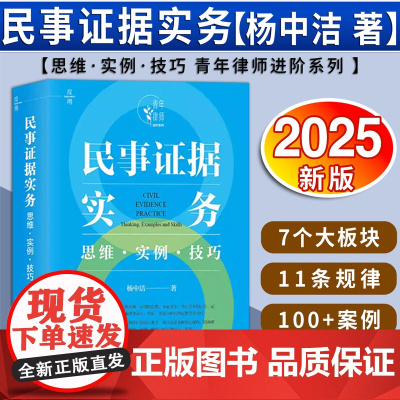 民事证据实务:思维·实例·技巧 杨中洁著 法律出版社