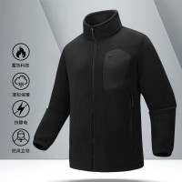 JEEP SPIRIT摇粒绒外套卫衣男开衫春装冲锋衣内胆上衣男士春秋季抓绒衣