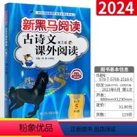 语文 小学五年级 [正版]2024新版 新黑马阅读五年级古诗文课外阅读 黑马语文阅读理解专项训练 小学5年级上下册文言文