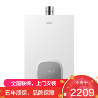 老板[云立方G2 lite]16升零冷水燃气热水器天然气降噪抗风防冻家用强排式HT510A-16