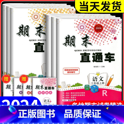 [小学通用]语文修辞手法 三年级下 [正版]2024新版期末直通车三年级上册下册语文数学英语科学全套人教版科教版北师大小