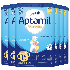 [6罐装]Aptamil德国原装进口爱他美经典版1+段1-2岁婴幼儿配方奶粉800g