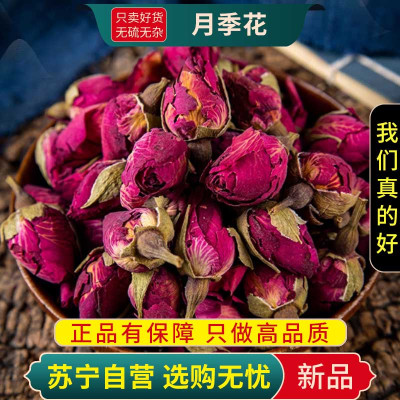 甄选月季花茶100克正品月月红胜春月贵花月记月月开月月花泡茶泡水喝