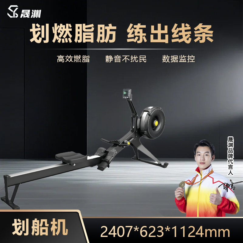晟渊 可调节商用划船器有氧健身器材YRW7806