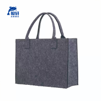 鲸轩 B110 40*30*15cm 毛毡 文件袋(计价单位:个)深灰色