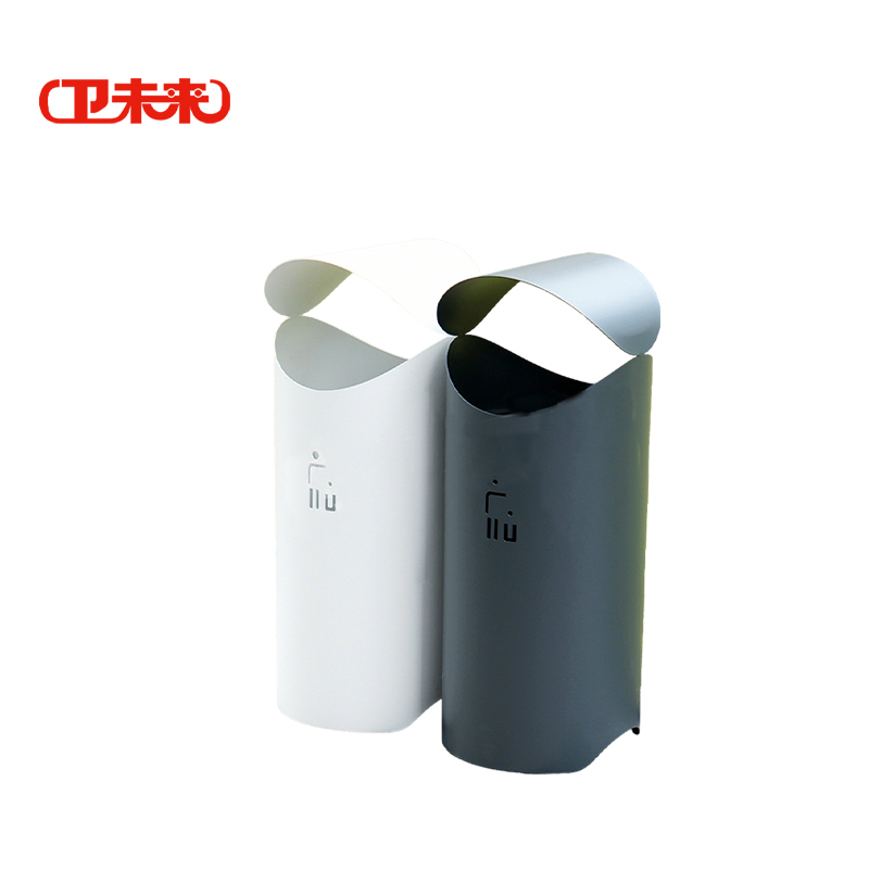 卫未来 户外垃圾桶 不锈钢双桶 个