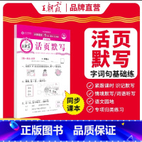 [一年级上册]活页默写 小学通用 [正版]2025的活页默写一二三四五六年级上册下册人教版同步训练习册看拼音写词语专项训