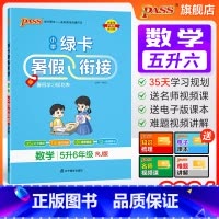 数学人教 五升六 [正版]2024新版数学五升六暑假衔接小学五年级人教版暑假作业上下册暑假预习复习一本通提优训练暑假打卡