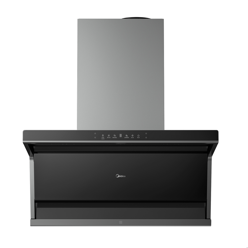 美的油烟机CXW-140-XZ25K 顶侧双吸 25大吸力 烟灶联动 智联烟感 顶侧双吸 110℃灭菌蒸汽洗