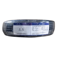 绵缆 铜芯聚氯乙烯绝缘聚氯乙烯护套软电缆 RVV-2*1.5黑色300/500V 米