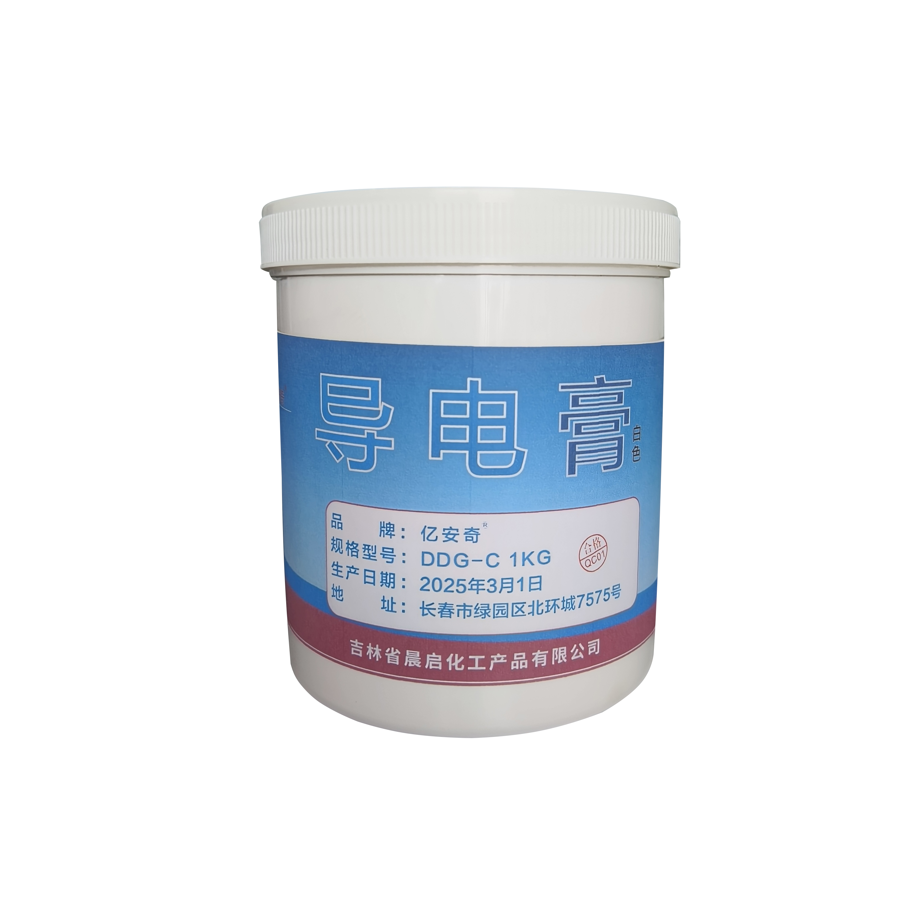 亿安奇 导电膏 白色电力复合脂 DDG-C 1kg 桶