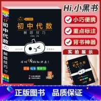 [代数 ]解题技巧-18 初中通用 [正版]小黑书初中全套小四门初中必背知识点人教版考试重点速记暗记语文数学英语物理化学