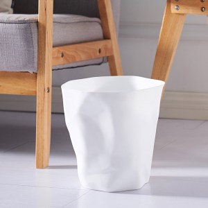 绵冠北欧家用无盖垃圾桶日式创意卫生间客厅卧室厨房塑料垃圾筒