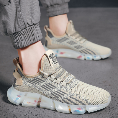 致胜耐尅格精选精品特卖椰子鞋男夏季透气男鞋2021年新款网鞋百搭网面休闲飞织运动潮鞋子大牌特价品牌折扣三折清仓