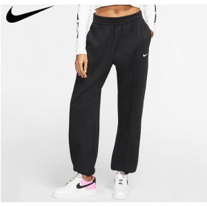 NIKE耐克长裤运动休闲针织加绒保暖收脚女裤BV4090-010 D