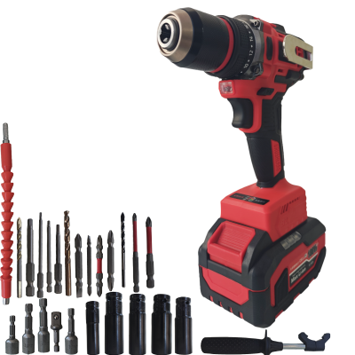 联岚工业级充电式10mm锂电手电钻电动起子手枪钻/套