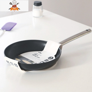 敬平加厚不粘锅煎锅平底锅鸡蛋摊饼牛排铸硬质阳极氧化铝合金电磁22cm 均色