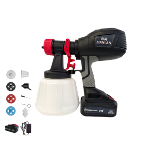 联岚锂电高雾化电动喷漆器LF-4.0AH一电一充(双壶)套