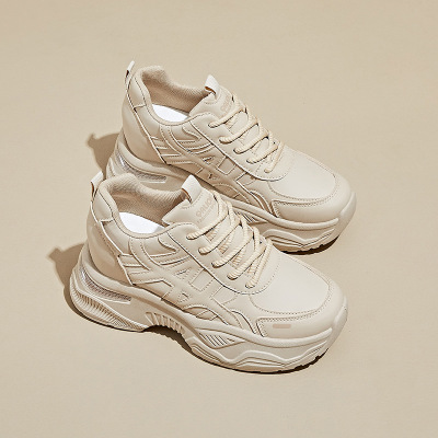 ins韩版新款老爹鞋女秋季学生跑步运动厚底增高休闲街拍