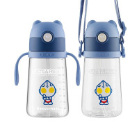 奥特曼学饮杯杯具熊儿童水杯幼儿园宝宝防漏吸管杯 儿童防摔防呛学饮杯BEDDYBEAR奥特曼