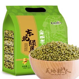 天地粮人 东北绿豆袋装 350g*5包(单位:袋)